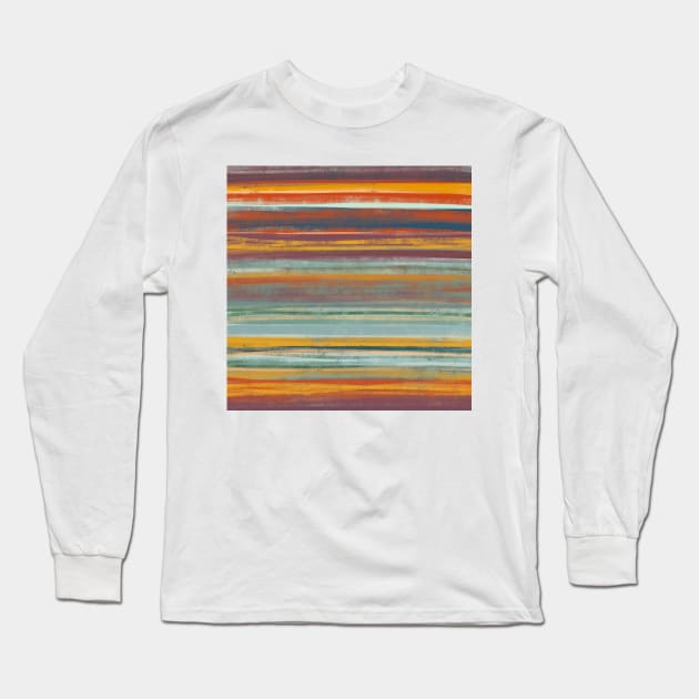 Striped old trasmatta pattern, seemless pattern for any product Long Sleeve T-Shirt by marina63